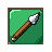 Kai's emblem: a spear on a green square