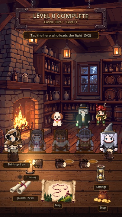 The party at the tavern table